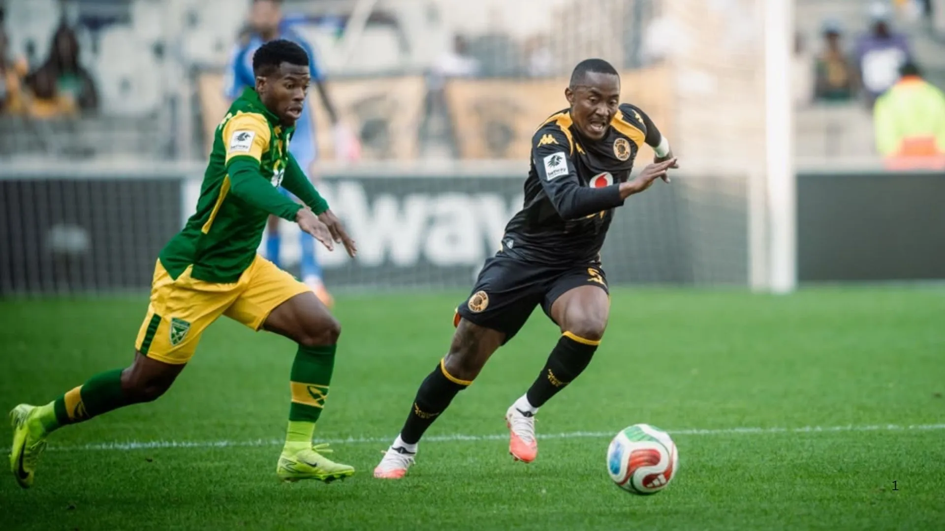 Lebohang Maboe of Kaizer Chiefs playing against Golden Arrows.
