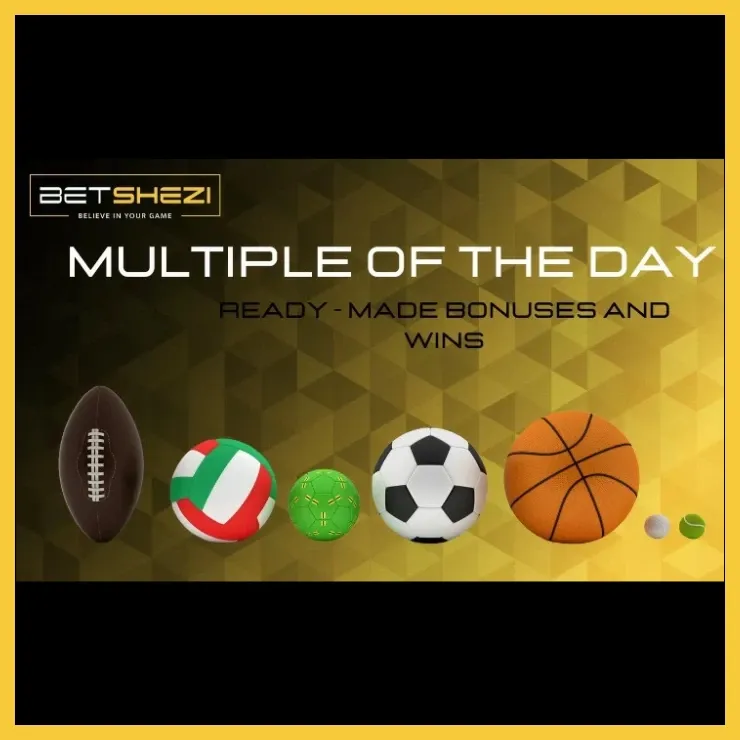 Betshezi Multiple of the Day promotional banner.