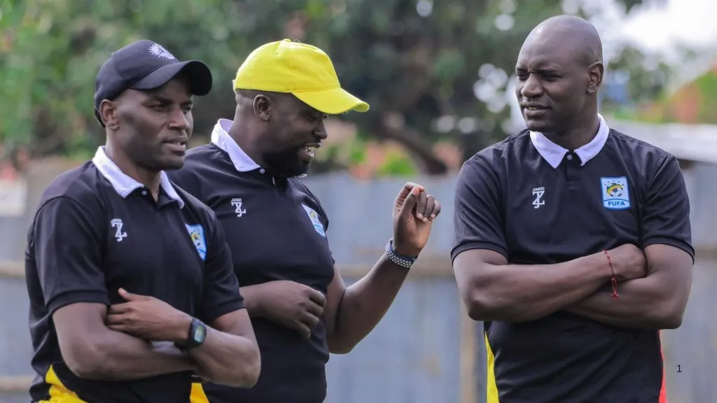 Denis Onyango when he joined Uganda training for CHAN 2024. Photo &ndash; Denis Onyango