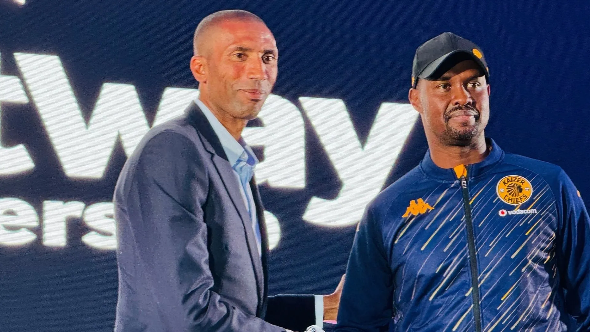 Abdeslam Ouaddou and Cedric Kaze. Photo &ndash; PSL