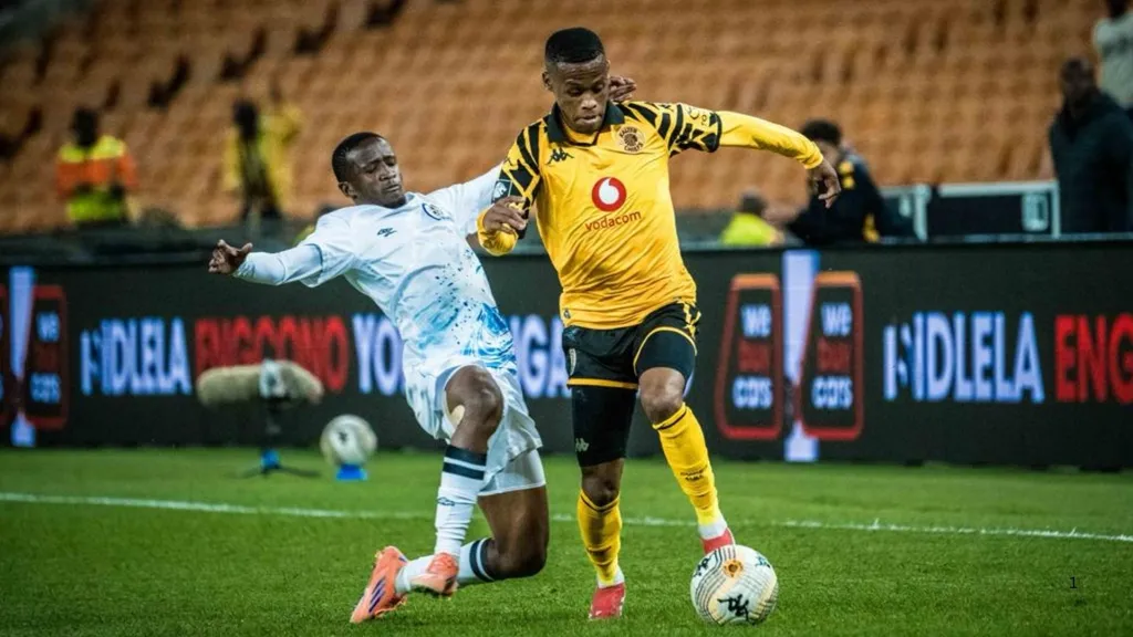 Asanele Velebayi of Kaizer Chiefs against Orbit College. Photo Kaizer Chiefs