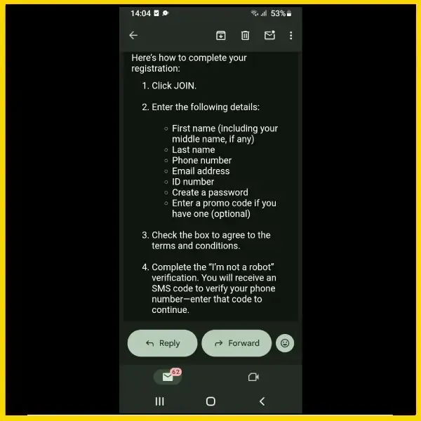 Easybet customer support email 2