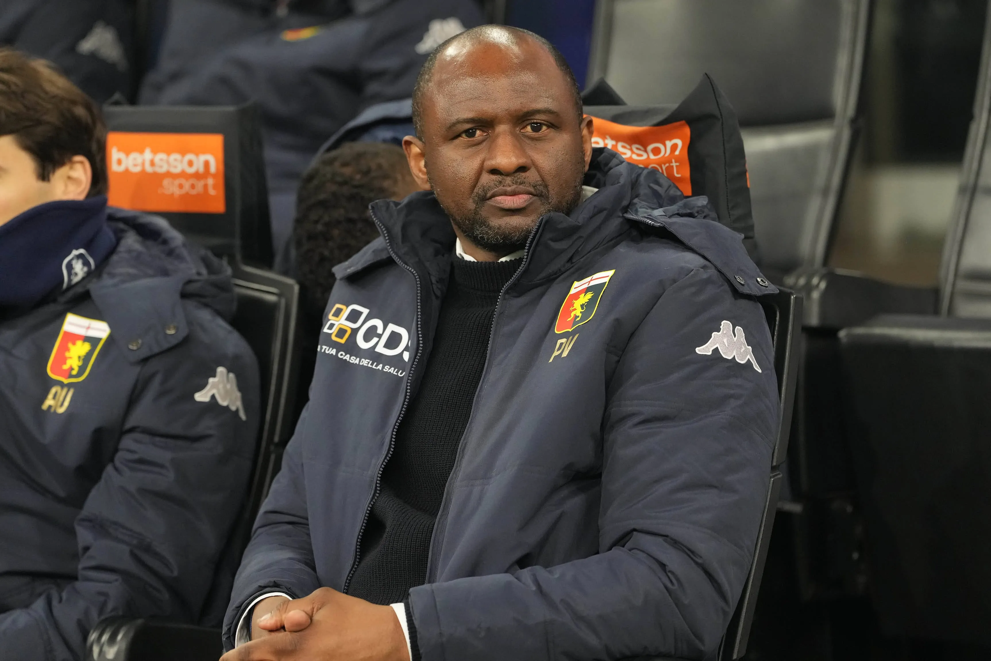 MILAN, ITALY &ndash; FEBRUARY 22: Patrick Vieira coach of Genoa CFC during the Serie A match between FC Internazionale Milano
