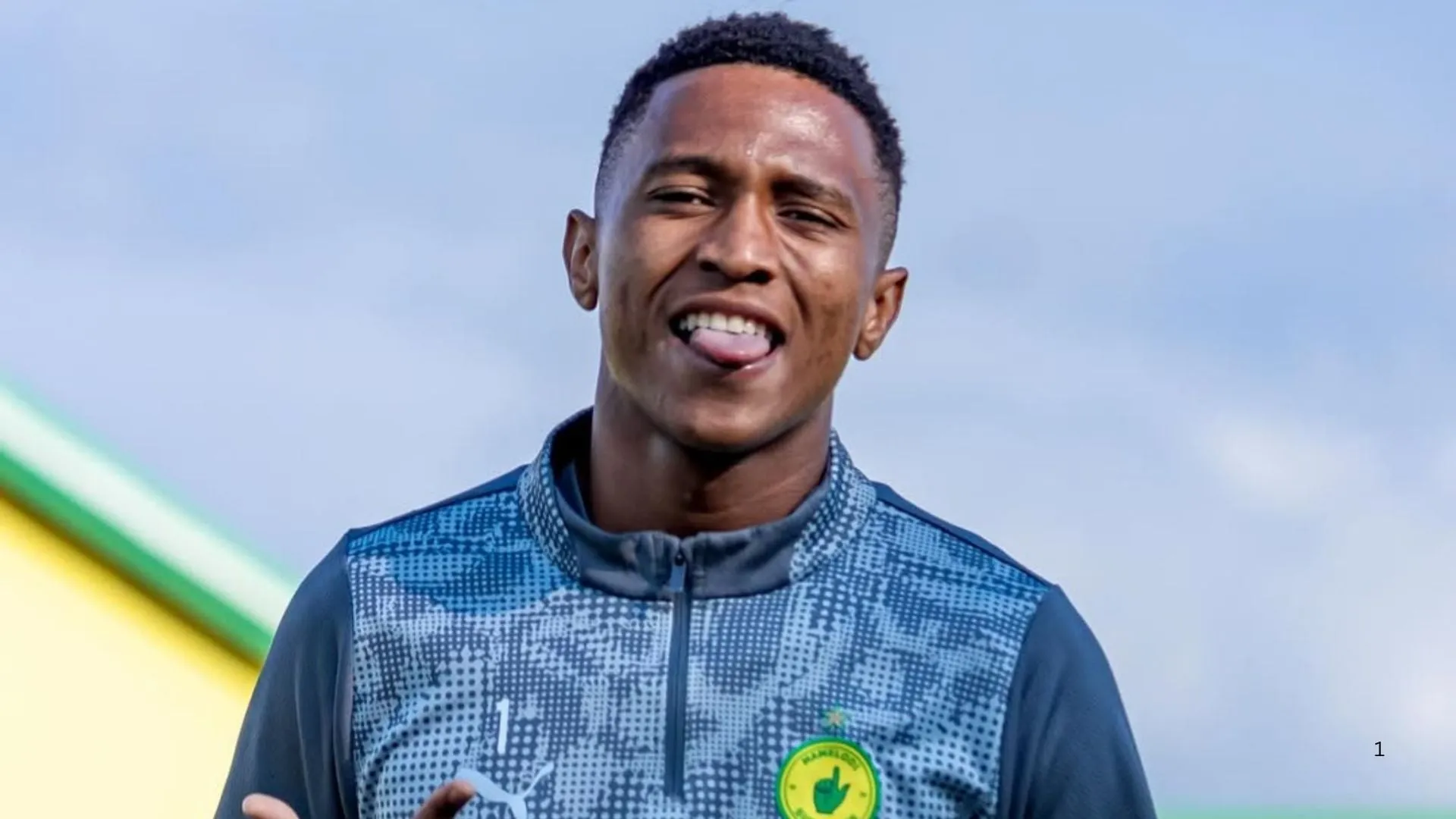 Lebohang Bennet Mokoena of Mamelodi Sundowns.