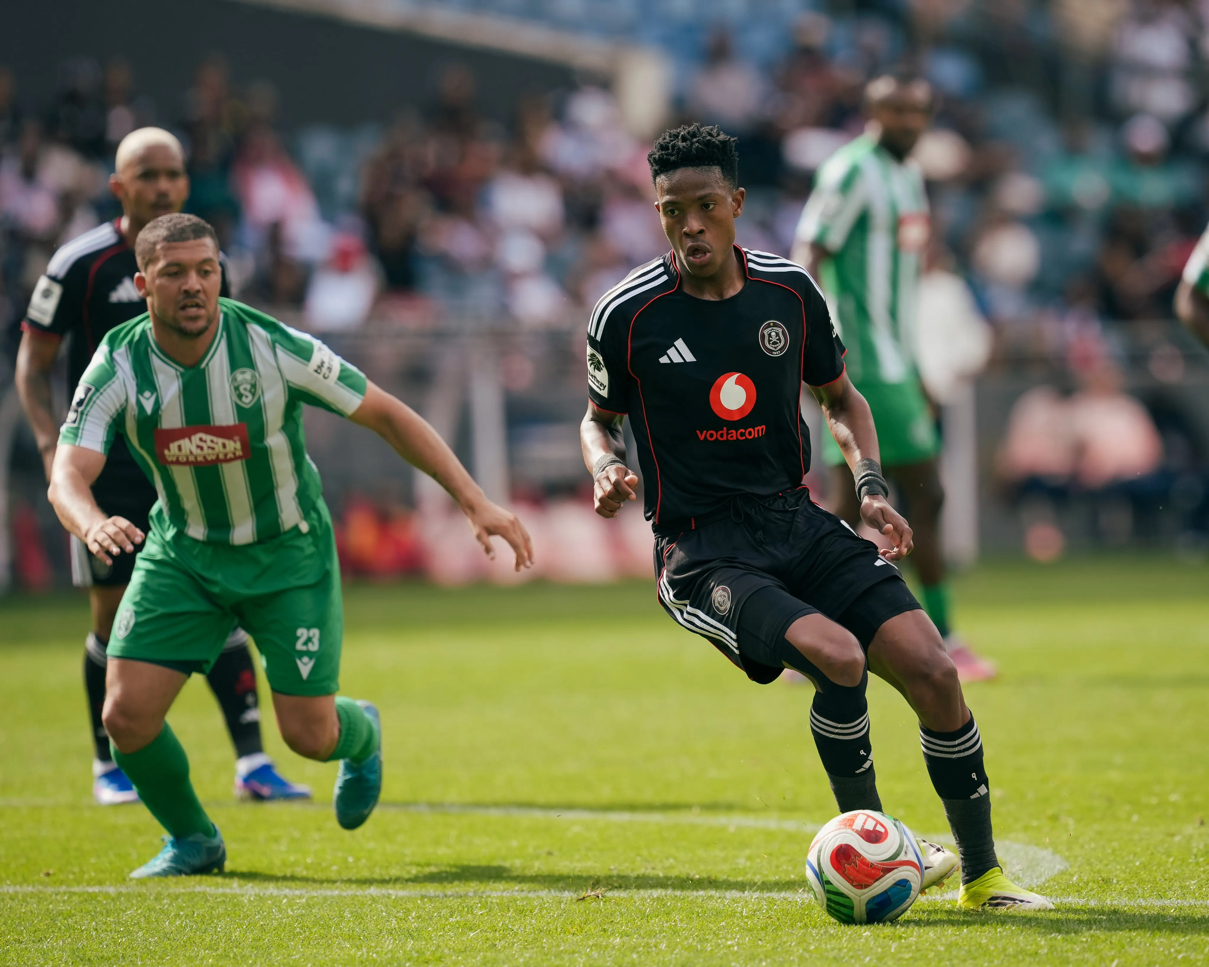 Orlando Pirates vs Siwelele player