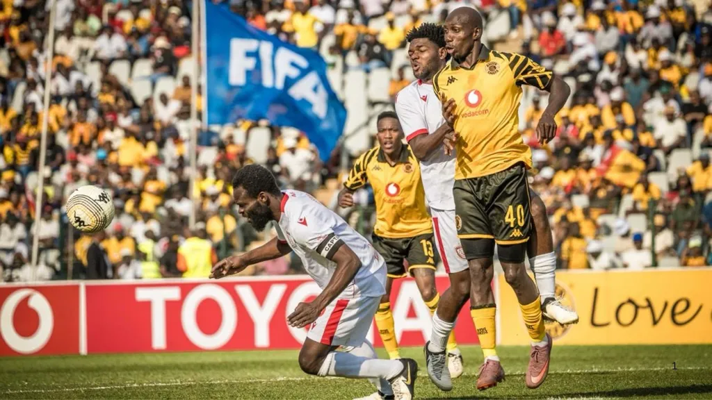 Etiosa Ighodaro of Kaizer Chiefs against AS Simba. Photo Kaizer Chiefs