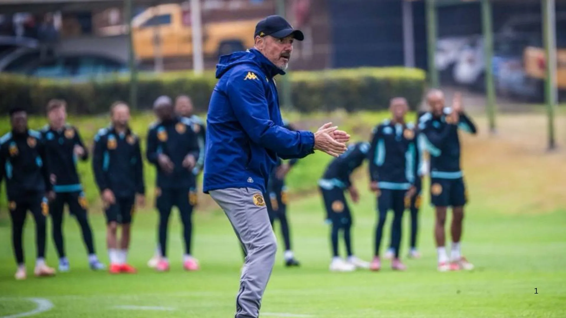 Kiazer Chiefs coach Fernando da Cruz in training.