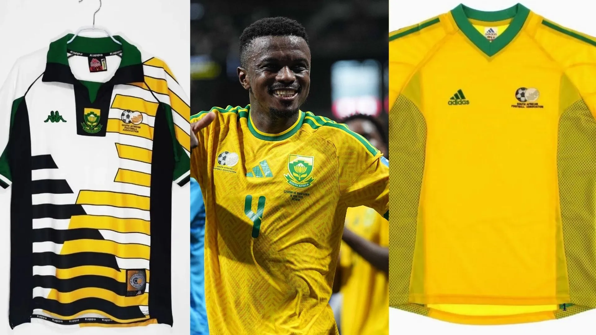Every Bafana Bafana World Cup jersey ever: What you should know about South Africa&rsquo;s tournament kits