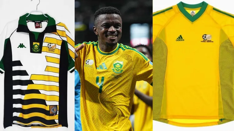 Every Bafana Bafana World Cup jersey ever: What you should know about South Africa&rsquo;s tournament kits