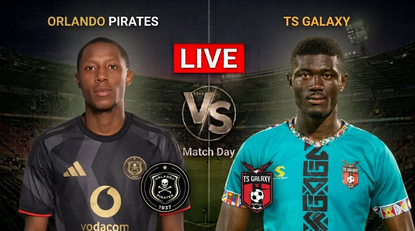 Live: Orlando Pirates vs TS Galaxy: Scores, goals, updates, Betway Premiership result