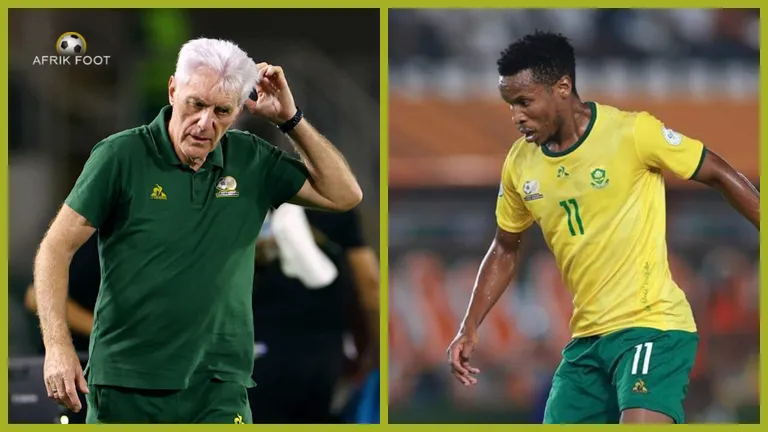 Zwane’s Bafana Bafana time over? Broos hints he has found a replacement