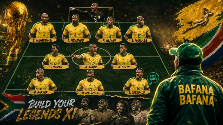Choose your own Bafana Bafana World Cup legends XI &ndash; does anyone from the 2026 squad make the cut?