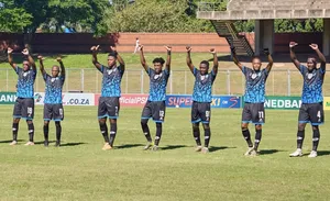 Recently ditched Sundowns striker training with Durban City FC