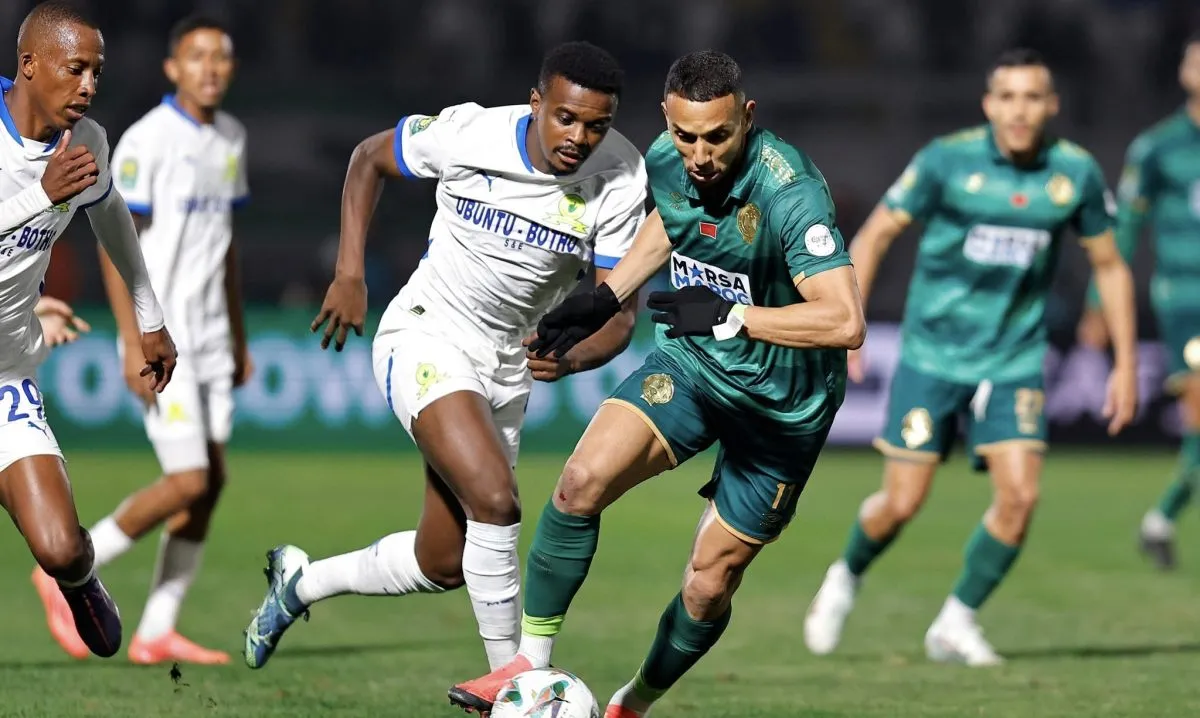 Nine-man Mamelodi Sundowns fall to Raja in Morocco