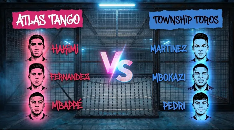 Mbokazi steps into the cage against Mbapp&eacute; and Hakimi as Afrik-Foot ZA Cage 2026 begins