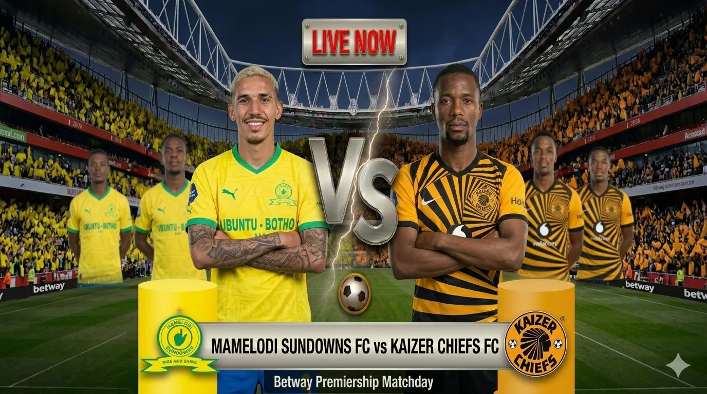 Live: Mamelodi Sundowns vs Kaizer Chiefs &ndash; Score, goals, lineups, title race updates
