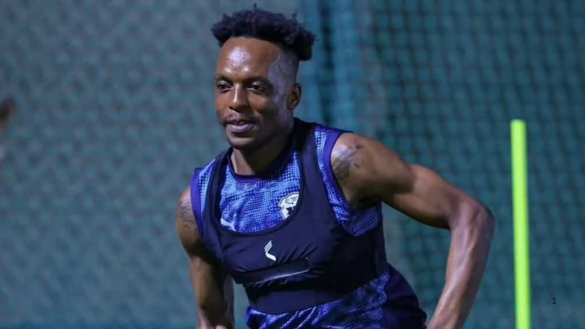 Patrick Maswanganyi of Alkhaldiya Sports Club.