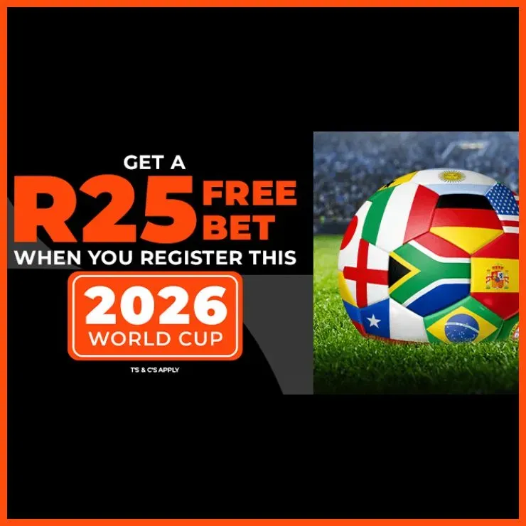 World Sports Betting  promo code offer R25 World Cup Free Bet