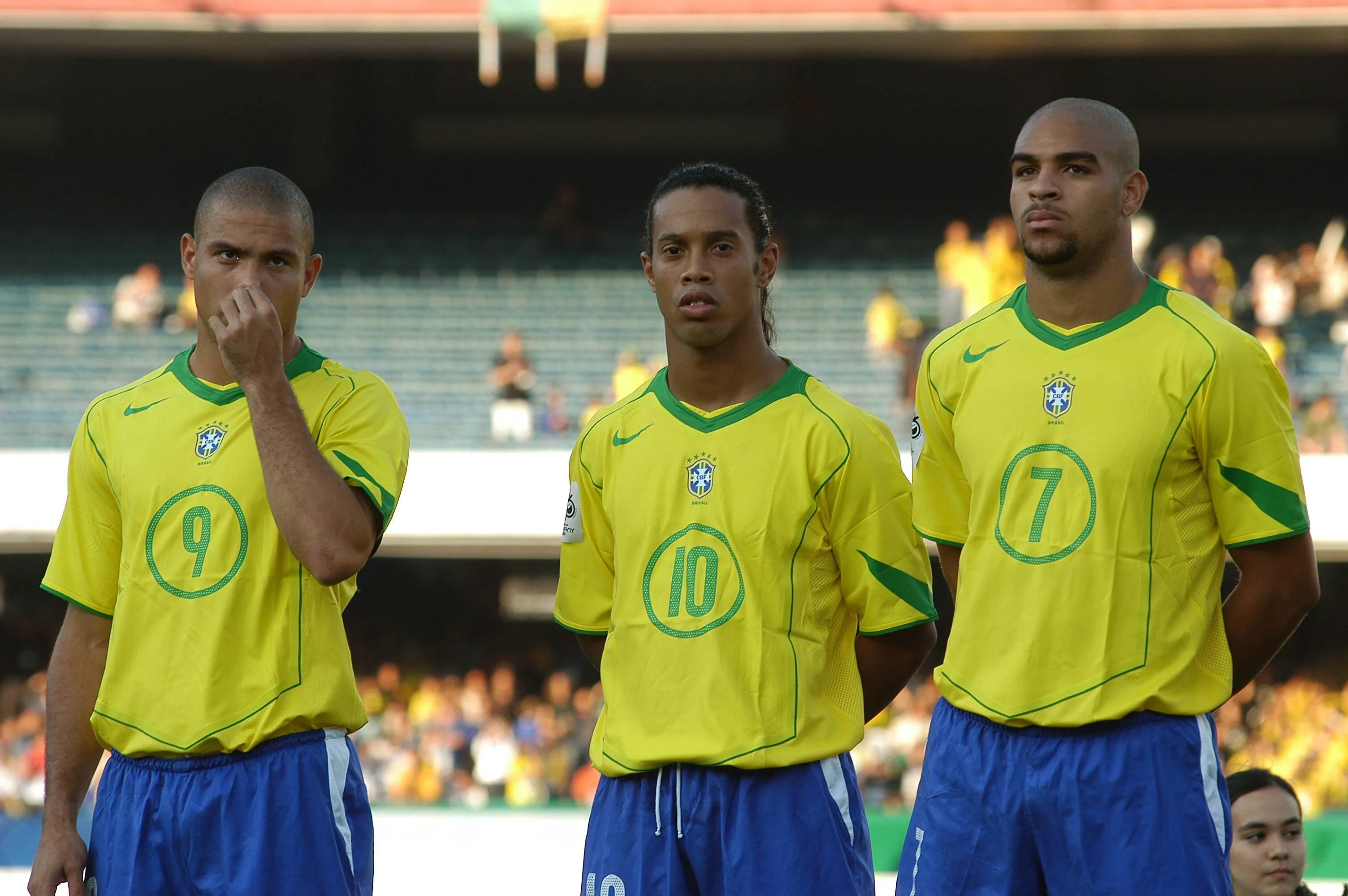 Ronaldo, Ronaldinho and Adriano