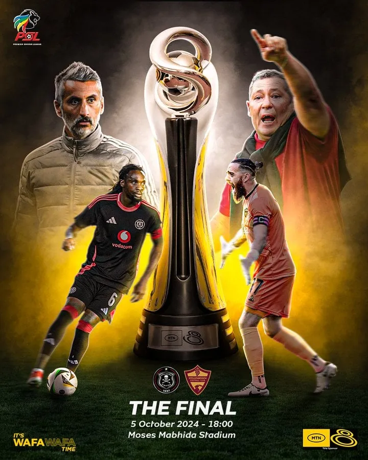 Orlando Pirates vs Stellenbosch: MTN8 Final starting lineups confirmed