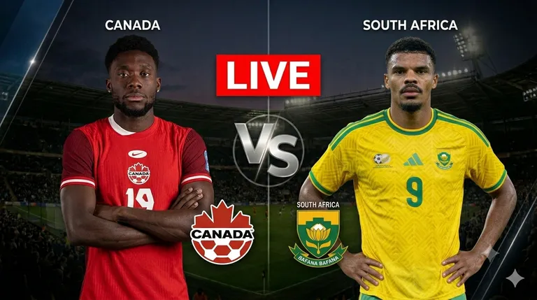 South Africa vs Canada live: Follow Bafana Bafana&rsquo;s World Cup 2026 Round of 32 &mdash; scores, updates & result