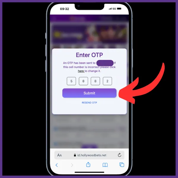 Hollywoodbets Sign Up Code 6