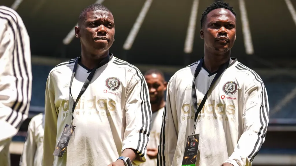 Thabiso Monyane and Kabelo Dlamini Orlando Pirates