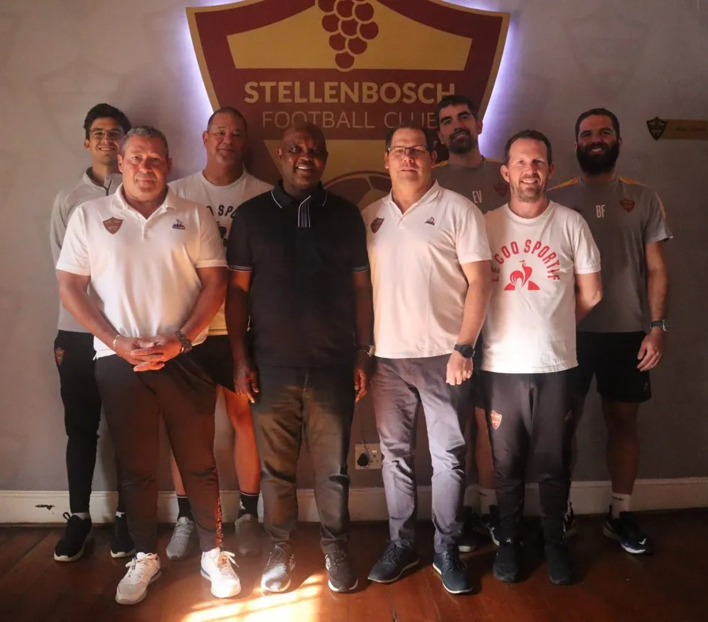 Pitso Mosimane visits Stellenbosch