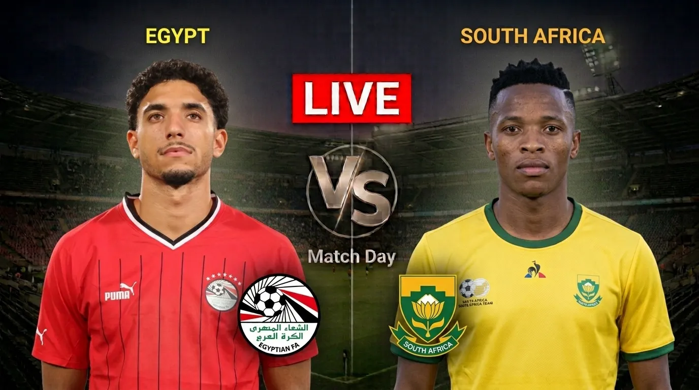 LIVE: Egypt vs South Africa&rsquo;s Bafana &mdash; Follow scores, goals, updates, & result