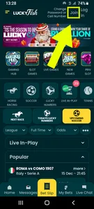 Lucky Fish App JOIN