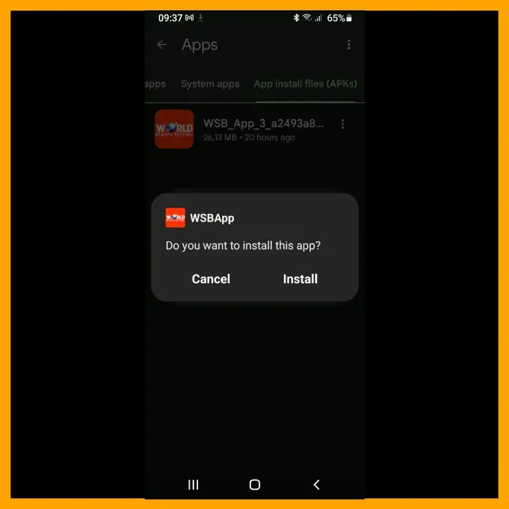 World Sports Betting app download apk download and install screenshot