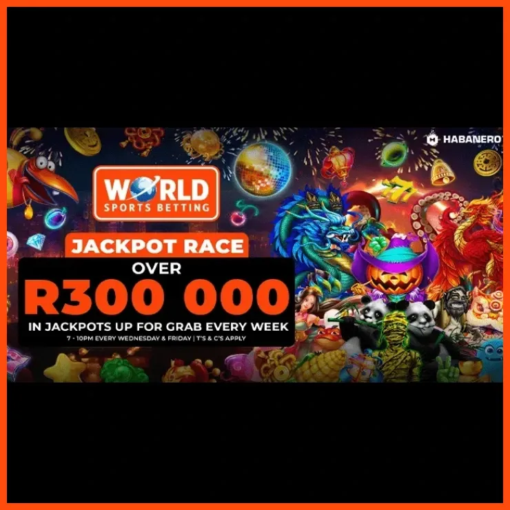 WSB Jackpot Race offering over R300 000 every week,