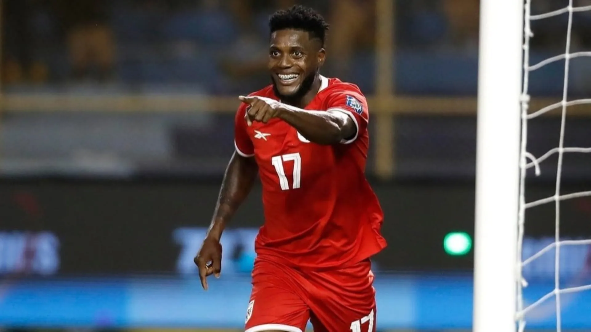 Forward Jose Fajardo of Panama