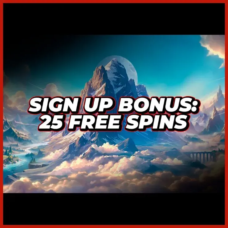 Promotional banner for Tic tac bets 25 free spins code
