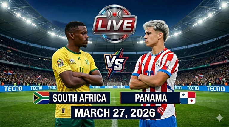 South Africa vs Panama LIVE: Follow Updates, Goals, and Highlights as Bafana Bafana play hosts at Durban