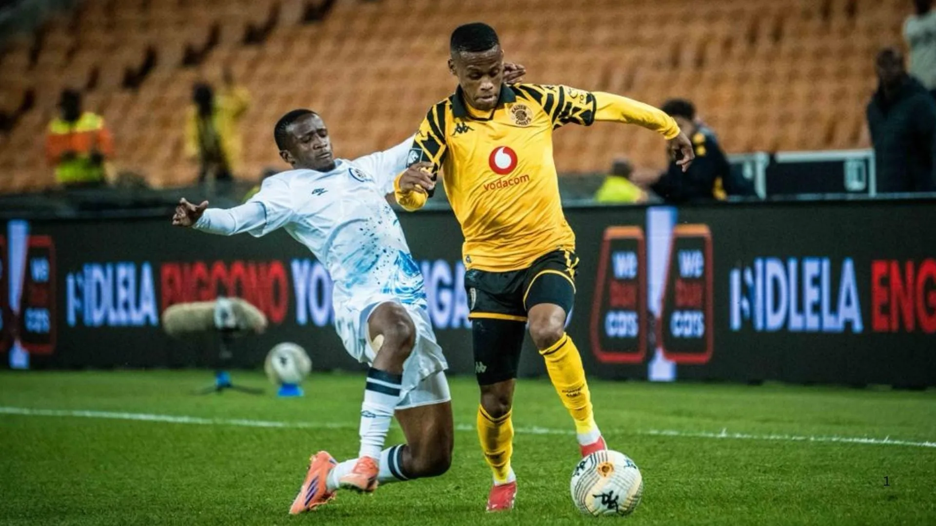 Asanele Velebayi of Kaizer Chiefs against Orbit College. Photo &ndash; Kaizer Chiefs