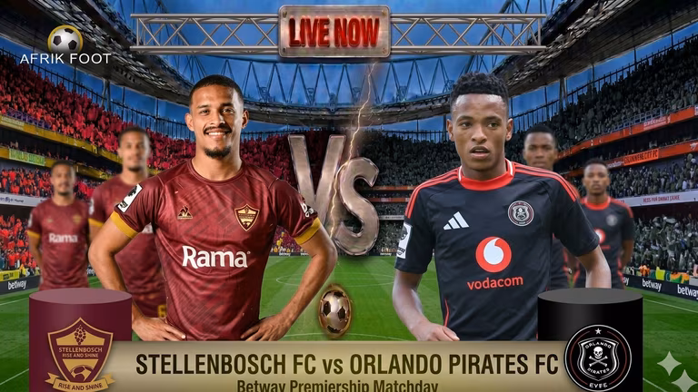 Live: Stellenbosch FC vs Orlando Pirates &ndash; Score, goals, lineups, title race updates