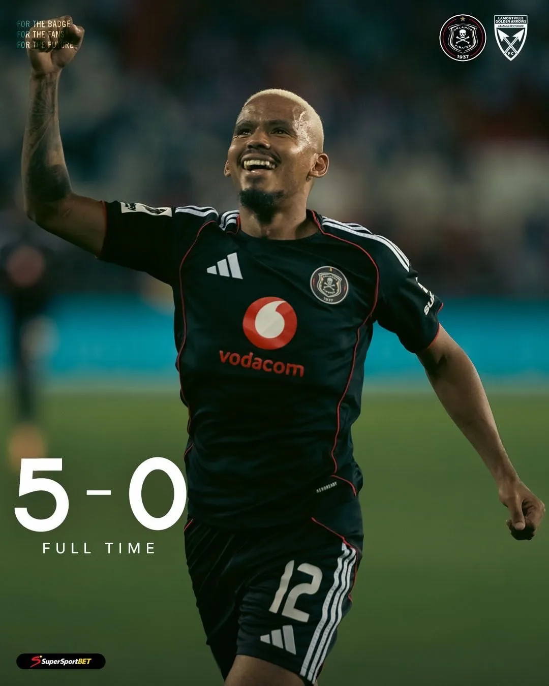 Oswin Appollis of Orlando Pirates