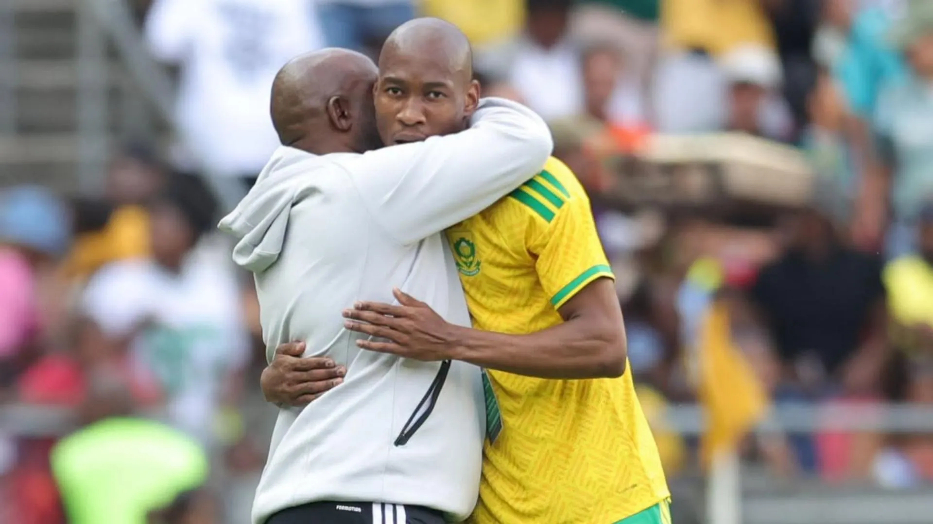 Samukele Kabini and Pitso Mosimane
