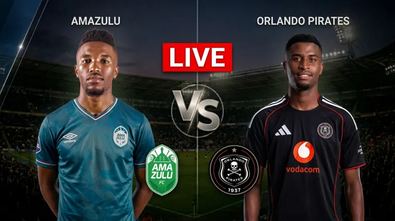 Live: AmaZulu vs Orlando Pirates &mdash; Scores, goals, updates, Betway Premiership 2026 result