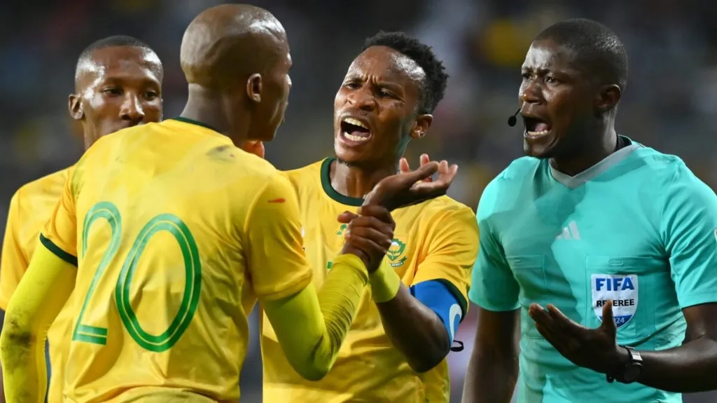 Khuliso Mudau and Themba Zwane Bafana Bafana