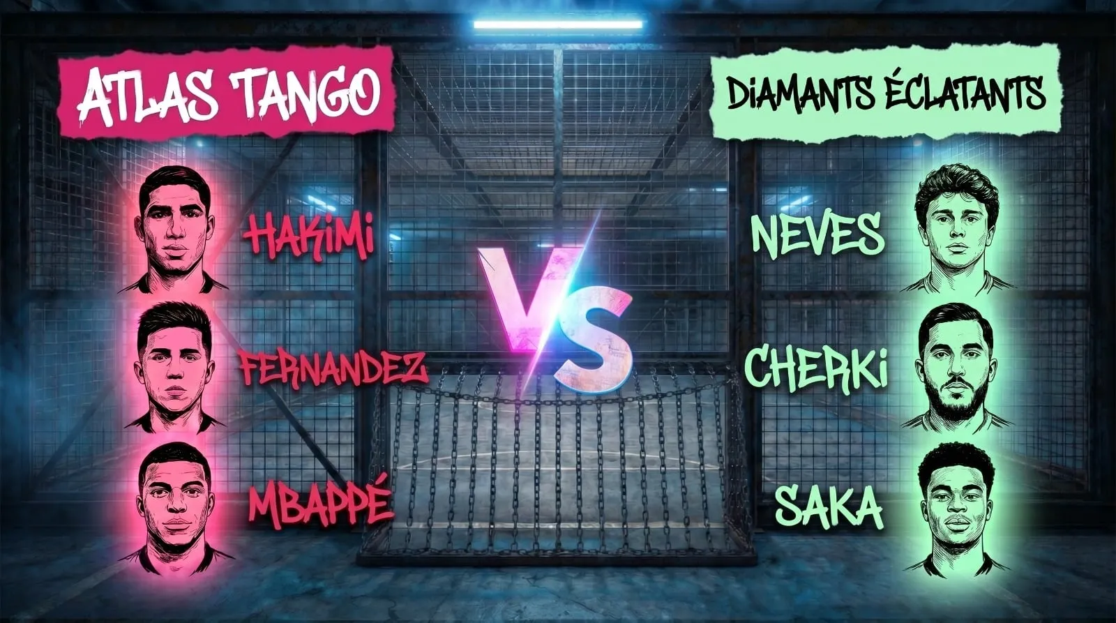 Mbapp&eacute;&rsquo;s Atlas Tango face Saka and Diamants &Eacute;clatants in Afrik-Foot ZA Cage 2026 quarter-final