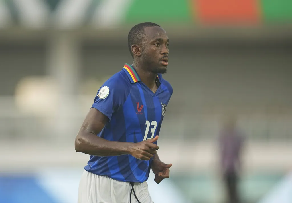 January 24 2024: Peter Taanyanda Shalulile (Namibia) // during a African Cup of Nations Group E game, Namibia vs Mali, a
