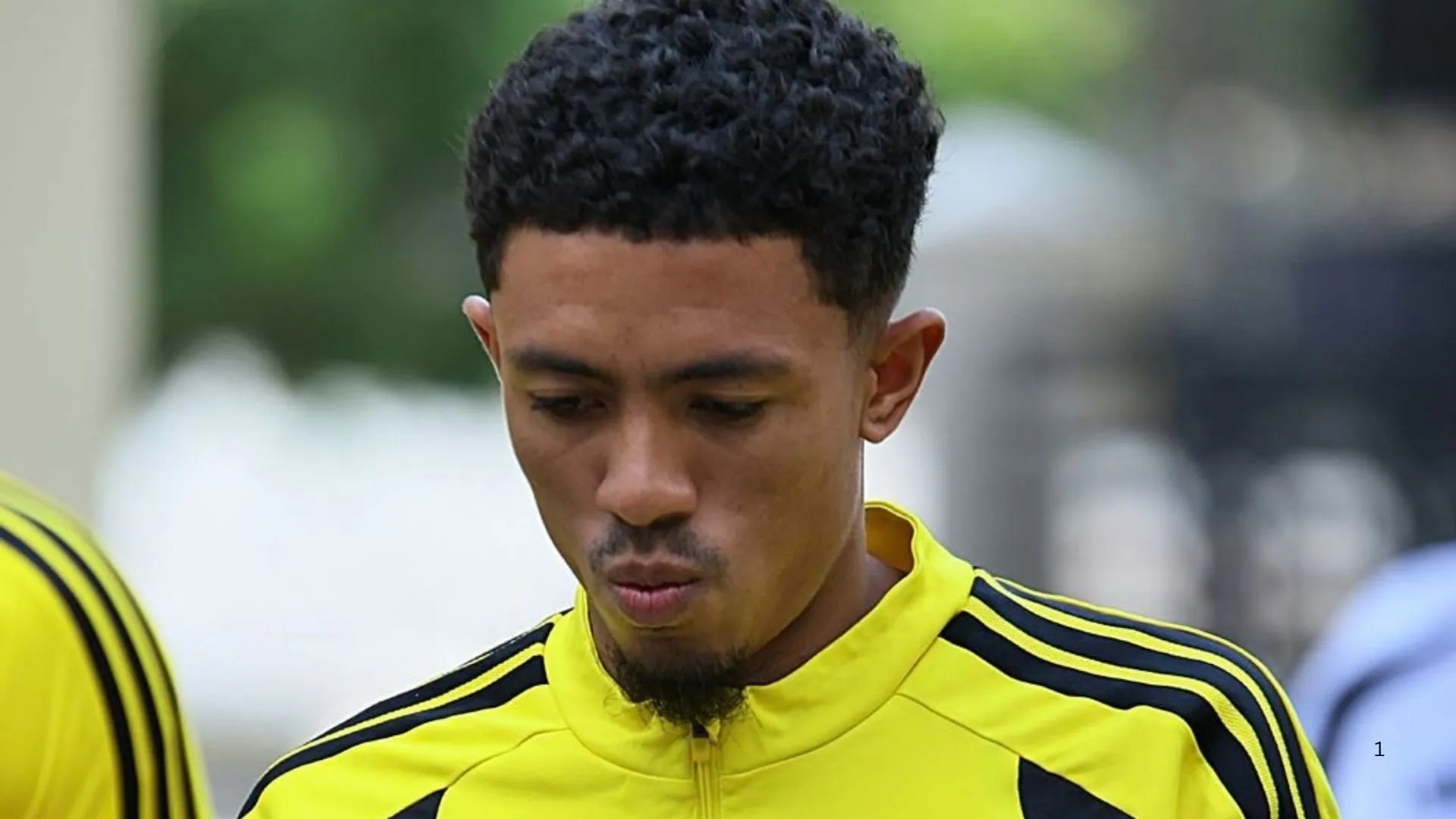 Tashreeq Matthews in Bafana training.