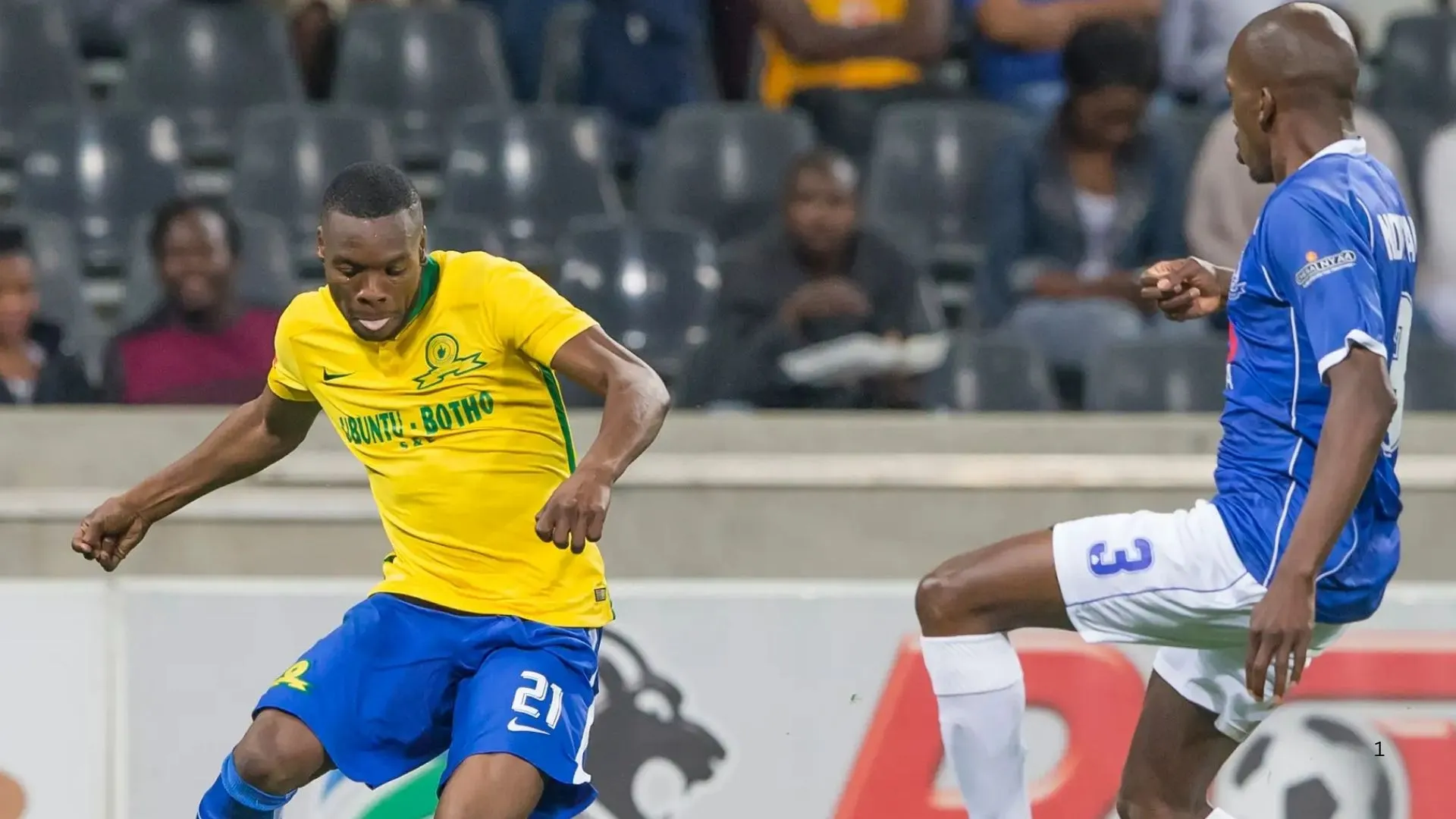 Former Mamelodi Sundowns defender Siyanda Zwane (left) is assistant coach at Golden Arrows.