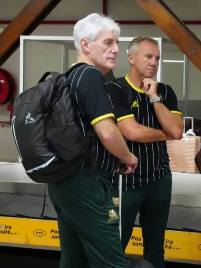 cropped Bafana Bafana in Ivory Coast. Photo SAFA