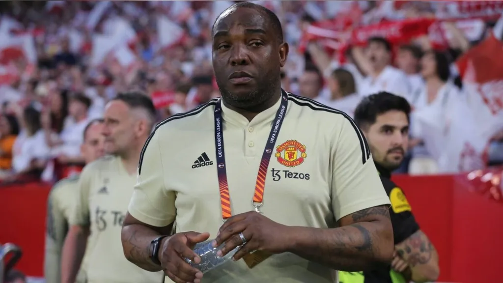 Benni McCarthy at Manchester United. Photo: Imago