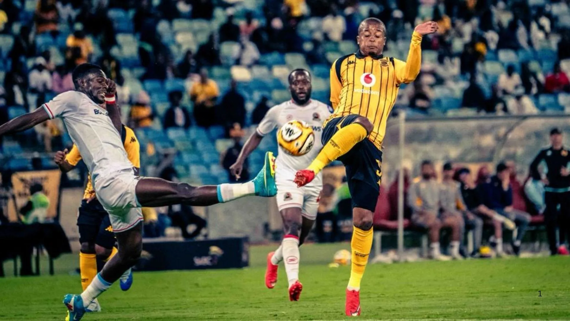 Wandile Duba of Kaizer Chiefs in action against Red Arrows.