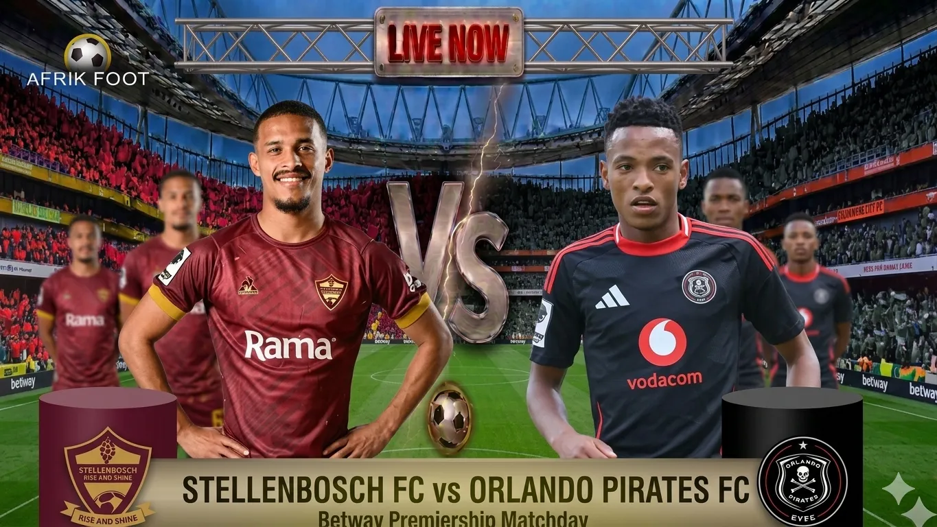 Live: Stellenbosch FC vs Orlando Pirates &ndash; Score, goals, lineups, title race updates