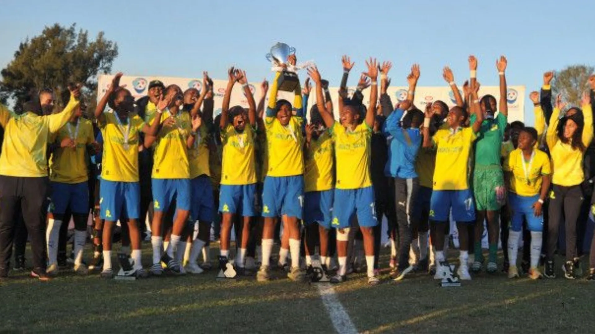 Mamelodi Sundowns Ladies team.